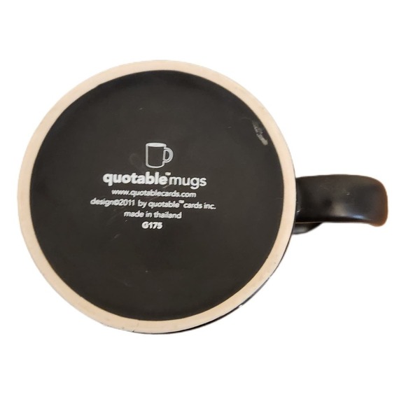 Quotable Mug Good Friends Are Like Stars Quotes Mug Stars Inspire Flat Black - Picture 4 of 4